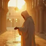 Rüyada abdest almak - Manevi arınma ve iç huzuru sembolize eden bir rüya sahnesi.