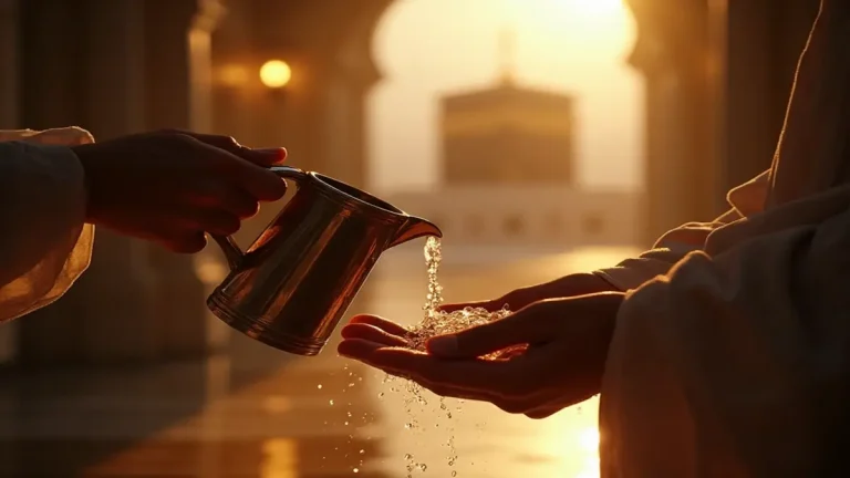 Rüyada abdest alıp hacca gitmek: Rüyada abdest almak, manevi arınma ve ruhsal aydınlanmanın bir sembolüdür. Bu huzur verici sahne, iç temizliğe ve huzura işaret eder.