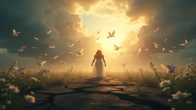 Rüyada acı çekmek ne anlama gelir? Bu görsel, sıkıntıların ardından gelen ferahlığı, huzuru ve olumlu değişimi sembolize ediyor.