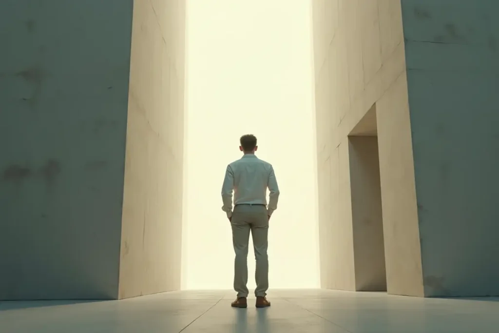 Erkekler için rüyada açık giyinmenin iş hayatında ifşa ve yeni fırsatları temsil eden anlatımı.