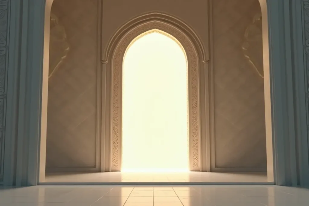 Rüyada açık kapı görmenin İslami kaynaklara göre rahmet ve rızık anlamı.