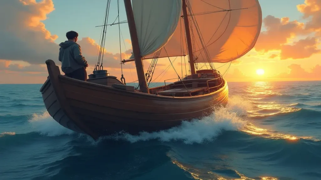 Rüyada tekneyle denize açılmak: Kontrollü özgürlük ve risk alma arzusu.