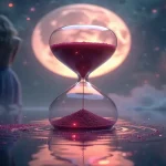 rüyada adet görmek: Rüyada adet görmenin sembolik ve manevi anlamını temsil eden rüya temalı sanatsal görsel.