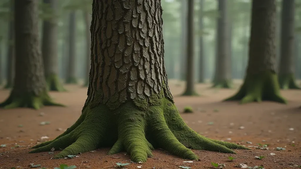 Rüyada ağaç gövdesi görmek genel anlamını yansıtan doğal ağaç gövdesi