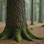 Rüyada ağaç gövdesi görmek genel anlamını yansıtan doğal ağaç gövdesi