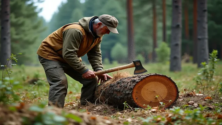 Rüyada ağaç kesmek sahnesinin gerçekçi betimlemesi