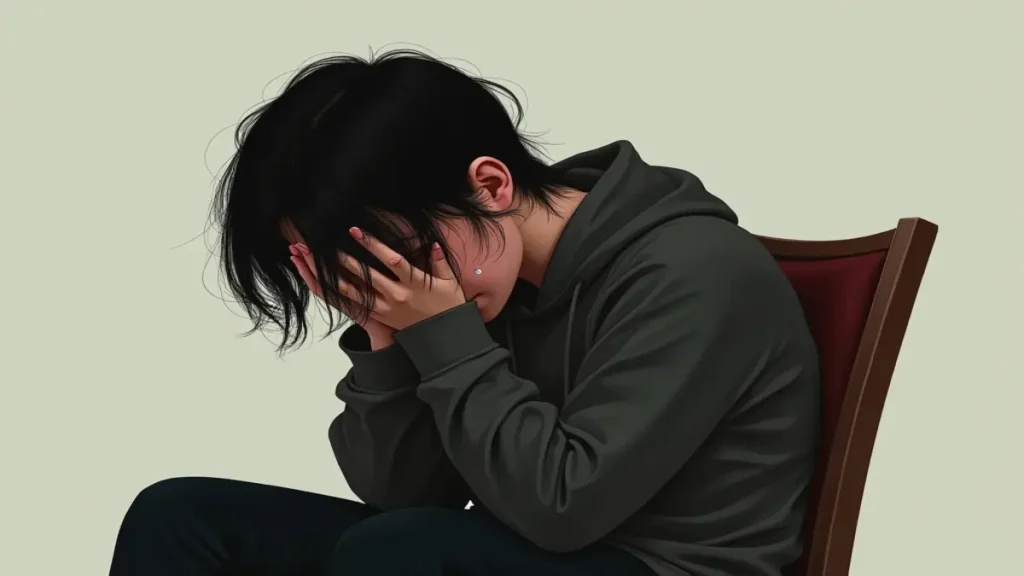 Rüyada ağlama görmenin anlamını anlatan sade sahne