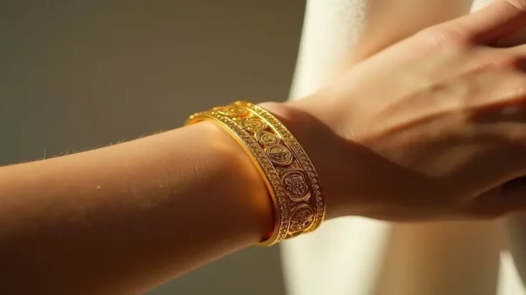 Rüyada altın bilezik taktığını görmek; başarı, bağlılık ve içsel değerin simgesidir.