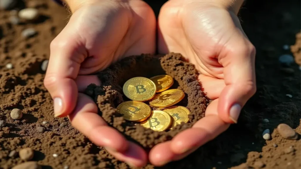 Rüyada altın bulmak: Rüyada toprak altında altın sikke ve takı bulma anı.