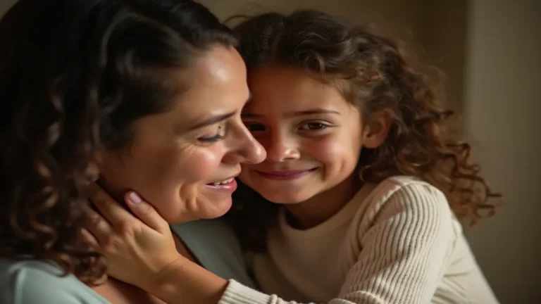 Rüyada annenin ağlamasının anlamı - Duygusal bir anne ve çocuk kucaklaşması