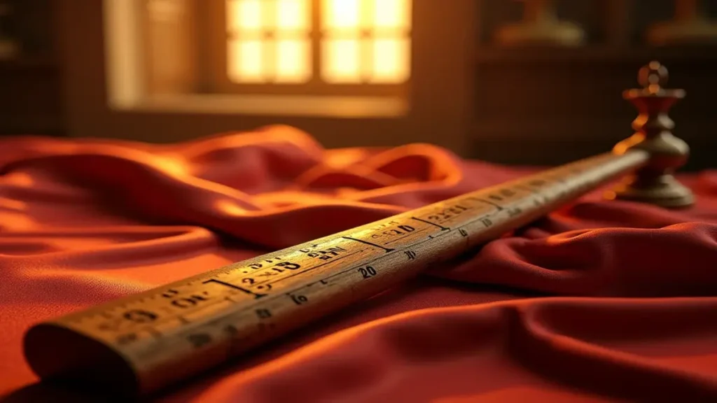 Rüyada arşın görmek ve helal kazanç için kumaş ölçmek.