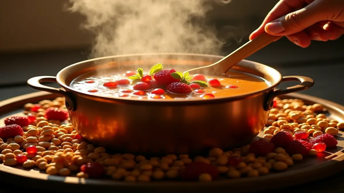 Rüyada aşure görmek derin anlamı: Bereket, sabır ve hayatın karışımlarını simgeleyen kadim bir rüya sembolü.