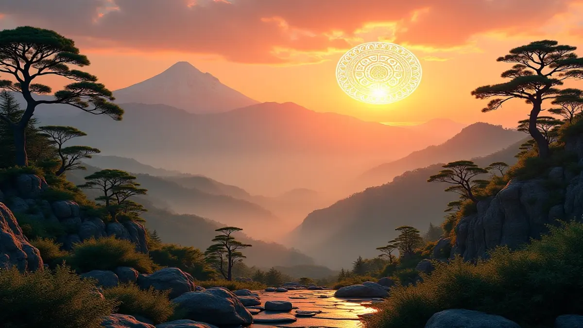 Rüyada Asya görmek, manevi ufukların ve kadim bilgeliğin kapılarını aralar. Geniş ve dingin bir Asya manzarası.