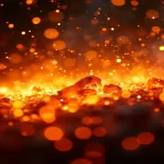 Rüyada ateş ve kıvılcımın hareketli ve gerçekçi görseli - Ateş ve kıvılcım rüya yorumu anlamı.