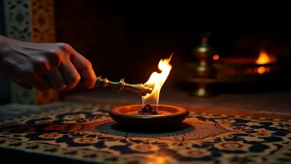 Rüyada ateş yıkıcı görmek: Kadim bir elin bilgelikle tutuşturduğu ilham ve ışık ateşi.