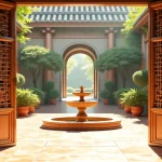 Rüyada avlu: Rüyada huzurlu ve aydınlık bir avlu görmenin anlamları ve yorumları.