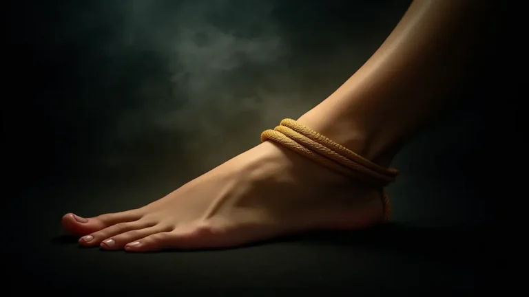 Rüyada ayak bağlamak görmek: Sadakat, vefa ve manevi bağlantının sembolik bir tasviri.