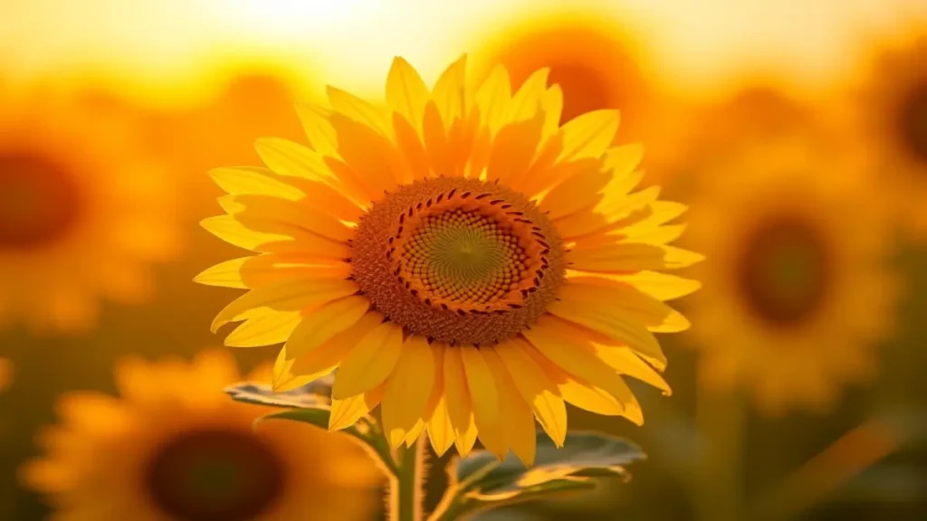 Rüyada ayçiçeği görmek, olgunlaşmış ve taneleri dolgun bir çiçek, emeğin karşılığını almak anlamına gelir.