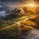 Rüyada aylar görmek temasını anlatan, dört mevsimi aynı sahnede gösteren ve zamanın döngüsünü simgeleyen sembolik bahçe manzarası