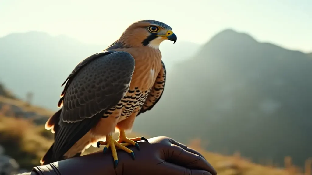 Av Kuşu: Rüyada eğitilmiş bir şahin veya doğan görmek, keskin bir zekâ, başarı ve müjdeli haberlerin habercisi olarak yorumlanır.