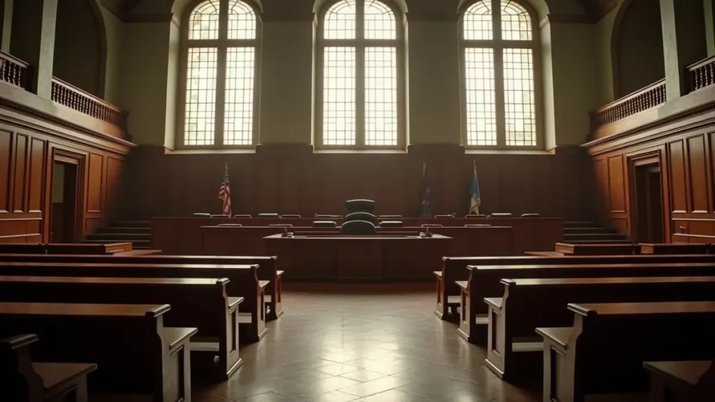 Rüyada mahkeme salonu görmek, beklenen bir kararın netleşmesini ve haklılığın ortaya çıkmasını simgeler.