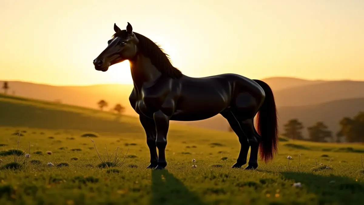 Rüyada siyah aygır görmek, gizemli ve çok güçlü bir destek kaynağına işaret eder.