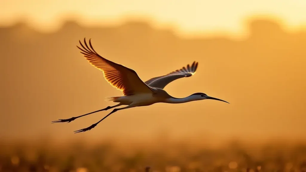 Rüyada bağırtlak kuşunu uçarken görmek, özgürlük ve yükseliş sembolü olarak yorumlanır.
