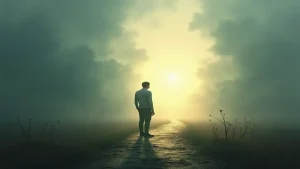 Rüyada ayrılık görmenin sembolik anlamı: Geçmişten kopuş ve yeni, aydınlık bir başlangıca doğru yol almak.