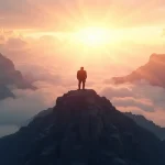 Rüyada yüksek bir yerde azamet hissetmek, manevi ve dünyevi derecelerde yükselişin sembolik bir işareti olarak yorumlanır.