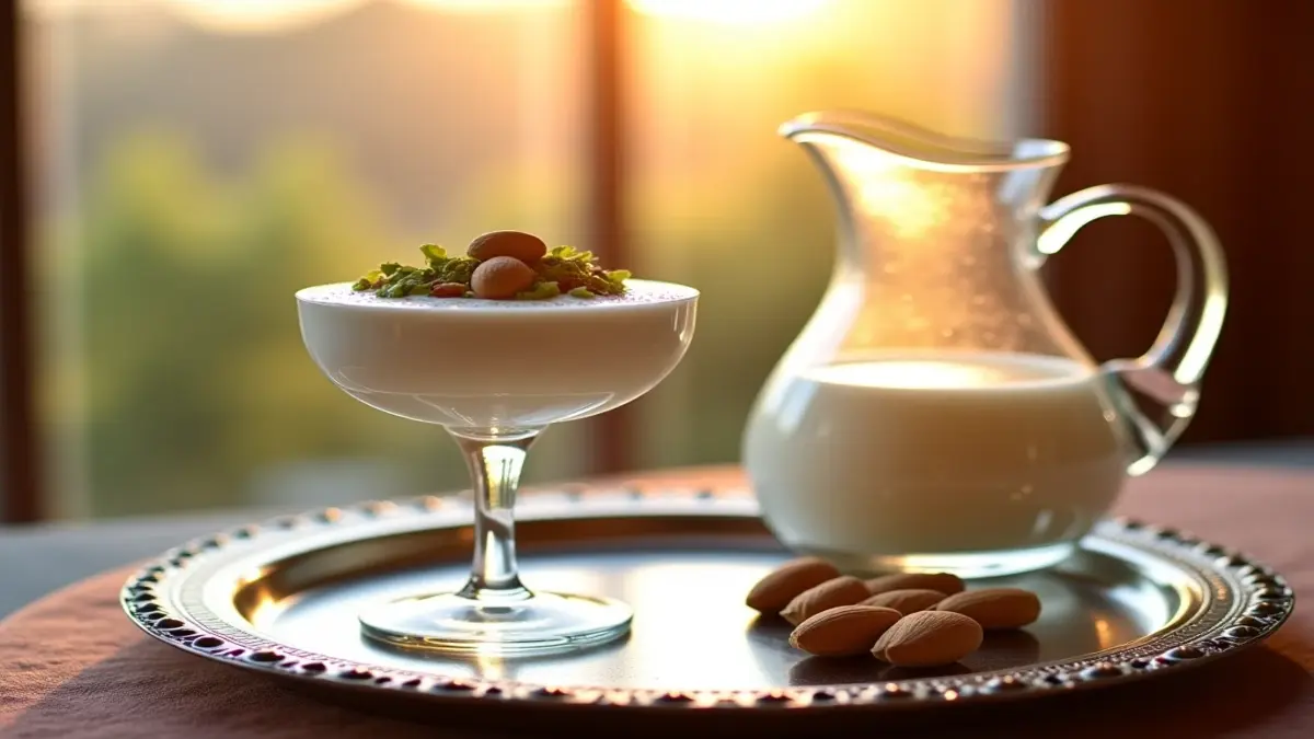 Rüyada badem şerbeti içmek ve gümüş tepsi detayı.