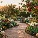 Rüyada bahçe görmenin anlamı, bahçedeki detaylara göre değişir. Bu görseldeki gibi bakımlı, sulu ve meyveli bir bahçe, genellikle bolluk, huzur ve içsel gelişimin simgesidir.