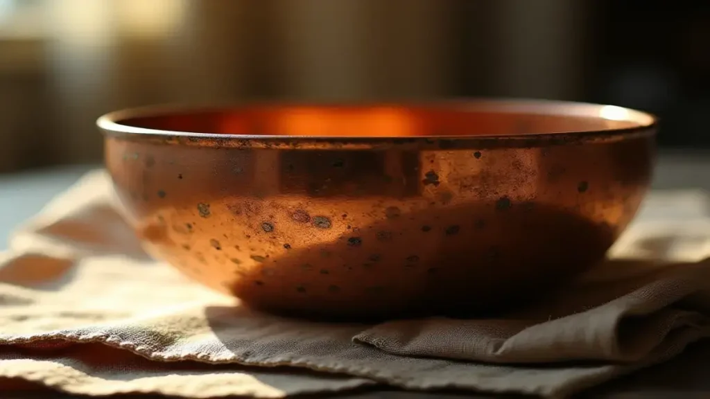 Rüyada bakır kap görmek, Anadolu irfanında aile bereketini ve ev huzurunu sembolize eder. Bakırın üzerindeki her iz ve patina, rüya sahibinin hayat tecrübelerinin bir yansıması olarak yorumlanır.