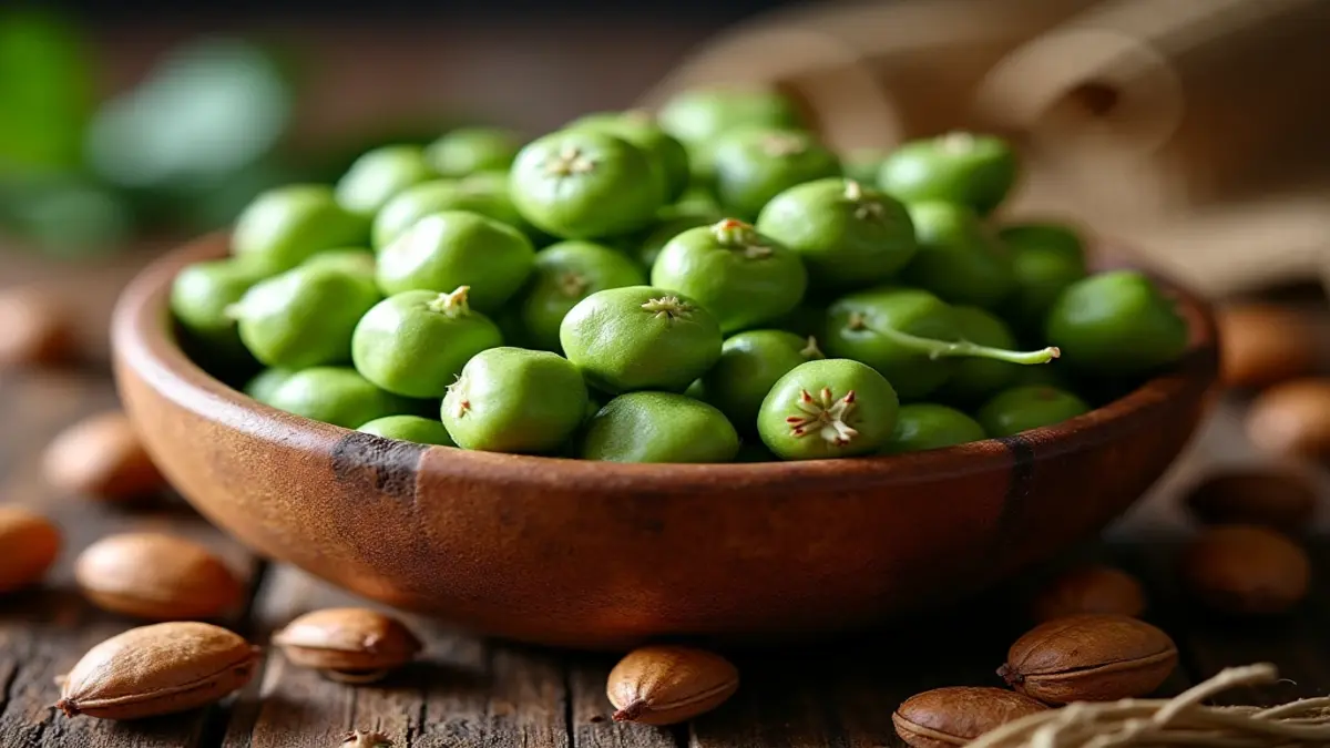 Rüyada görülen yeşil ve kuru baklaların anlamı birbirinden farklıdır. Bu görsel, rüya tabirlerindeki bu kritik ayrımı sembolize etmektedir.