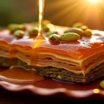 Rüyada görülen tepsi baklava, bolluk ve bereketin simgesi olarak helal rızkı ve müjdeyi işaret eder.