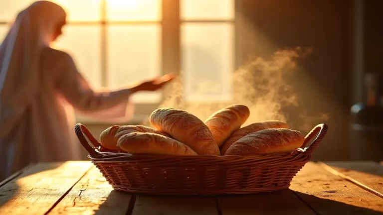 Rüyada Ekmek Görmek Ne Anlama Gelir? Taze, Bayat, Yemek. İşte Detaylı Rüya Yorumu Rüyada ekmek görmek: Taze ekmek ve bereket sembolü ile rüya sahnesi.