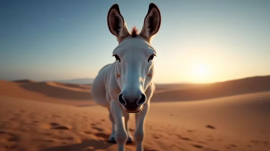 Rüyada Eşek Görmek Ne Anlama Gelir? Tüm Detaylarıyla Kapsamlı Rüya Yorumu! Rüyada eşek görmek ve anlamları, rüya tabirleri, beyaz eşek sembolü, sabır ve manevi yolculuk