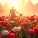 Rüyada rengarenk çiçekler ve çiçek bahçesi görmek, huzur ve mutluluğa işarettir.